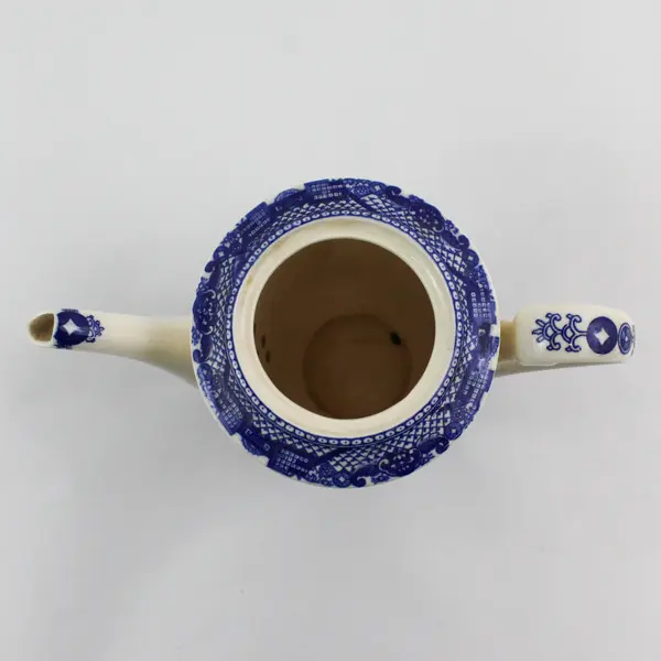 Vintage Blue Willow Coffee Pot Japan No Lid