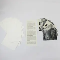 Set of 10 Vintage Nature Graphics California Landmarks Blank Notecards
