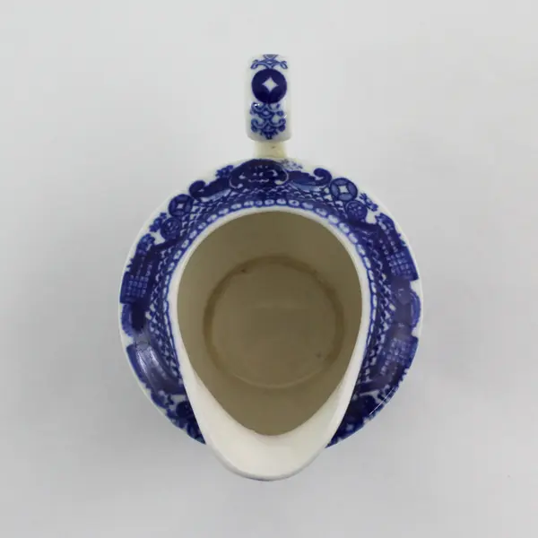 Vintage Blue Willow Ceramic Creamer Made In Japan 3.25 in Tall