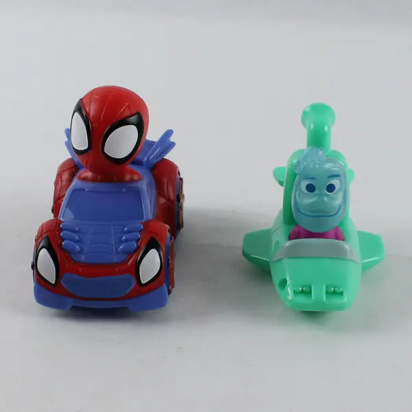 Lot of 2 McDonald's Wade Ripple Elemental & Hasbro Spider-Man Web Crawler
