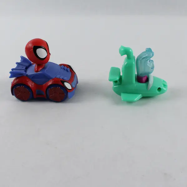 Lot of 2 McDonald's Wade Ripple Elemental & Hasbro Spider-Man Web Crawler