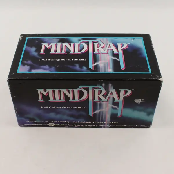 Mindtrap Vintage 1991 Board Game Complete Great American Puzzle Factory