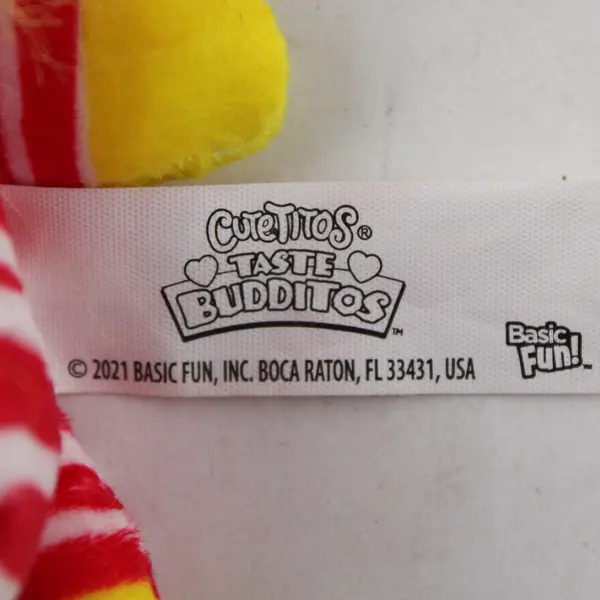 Lot of 2 Basic Fun Cutetitos Taste Budditos Lion Zebra Plush
