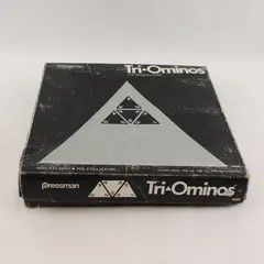 Tri-Ominos Triangular Domino Game Pressman #4420 1985 Complete