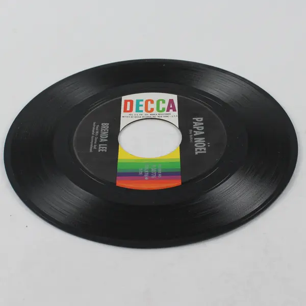 Brenda Lee 45 RPM Vinyl Record Rockin' Around the Christmas Tree Papa Noel