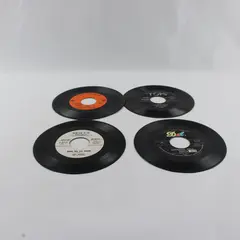 Lot of 4 Vintage 45 RPM Records Assorted Artists Johnny Horton Tito Rodriguez