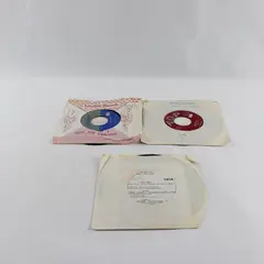 Lot of 3 Various Artists 45 RPM 7" Vinyl Records Used