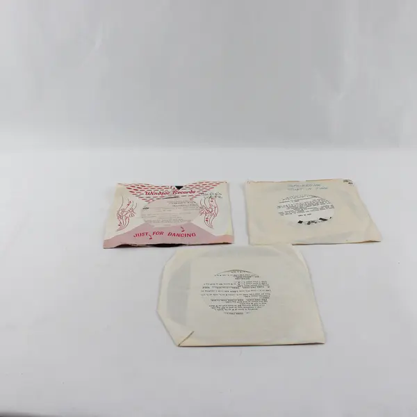 Lot of 3 Various Artists 45 RPM 7" Vinyl Records Used