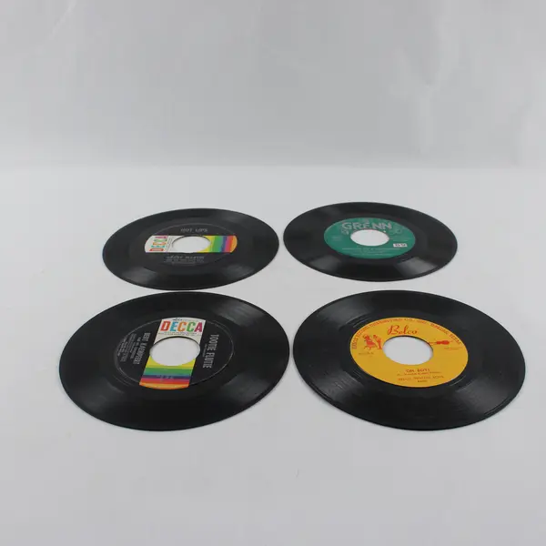 Lot of 4 45 RPM Vinyl Singles - Belco, Decca, GRENN, Bert Kaempfert