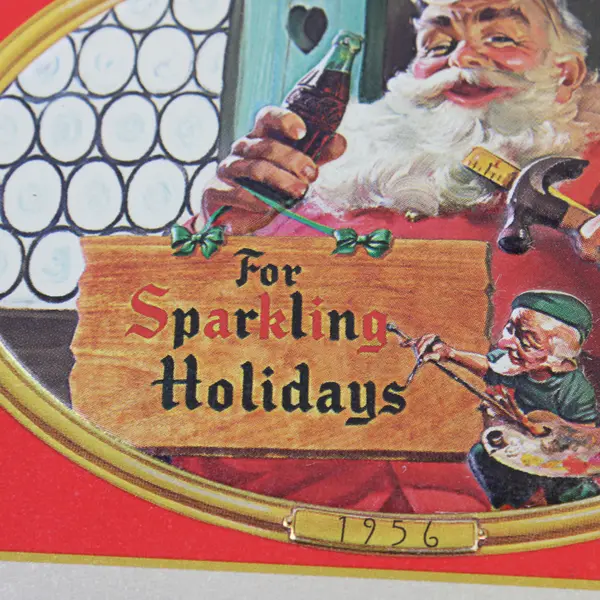 1998 Coca-Cola Sparkling Holidays Tin w/ 2 Decks US Playing Cards Christmas