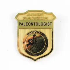 Junior Ranger Paleontologist National Park Service Souvenir Badge