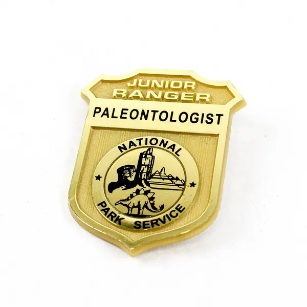 Junior Ranger Paleontologist National Park Service Souvenir Badge