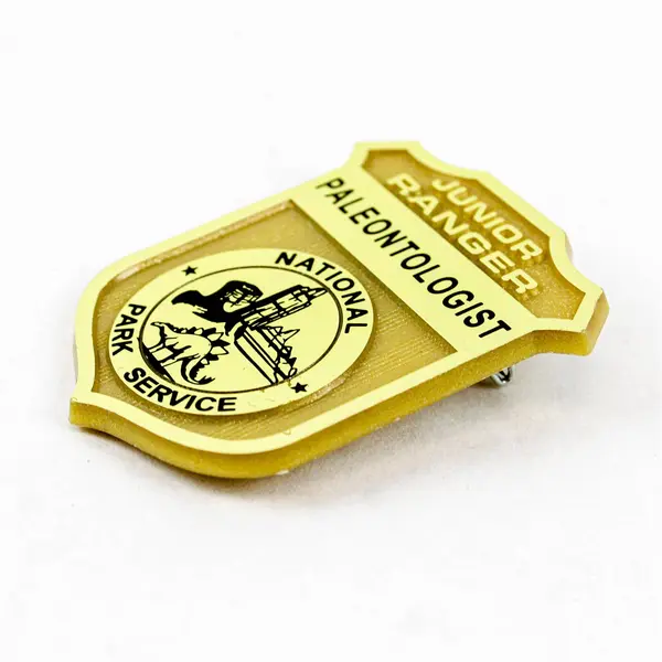 Junior Ranger Paleontologist National Park Service Souvenir Badge