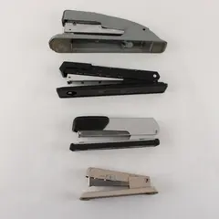 Lot of 4 Mixed Brand Staplers