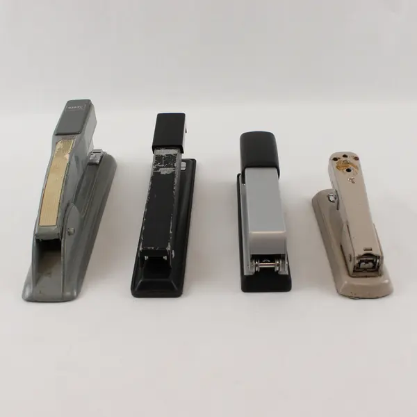 Lot of 4 Mixed Brand Staplers