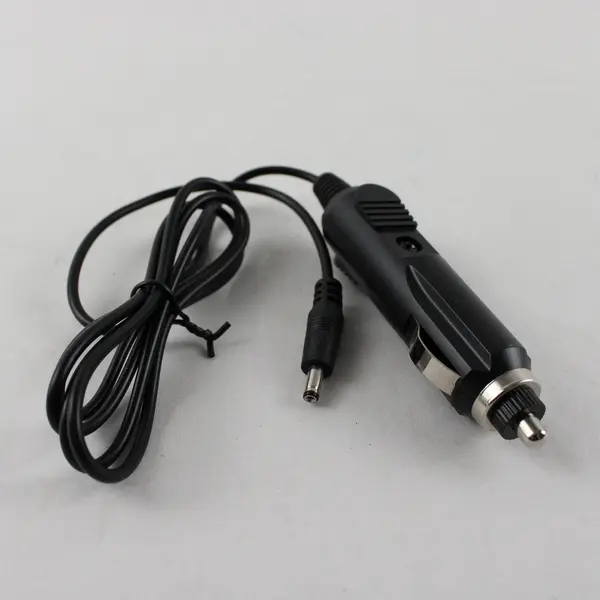 12V Car Cigarette Lighter to 5.5x2.1mm DC Plug Power Cable
