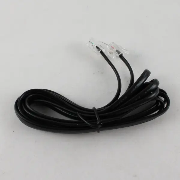 LONG Black RJ11 Telephone Modular Cable Male Connectors Pre-Owned