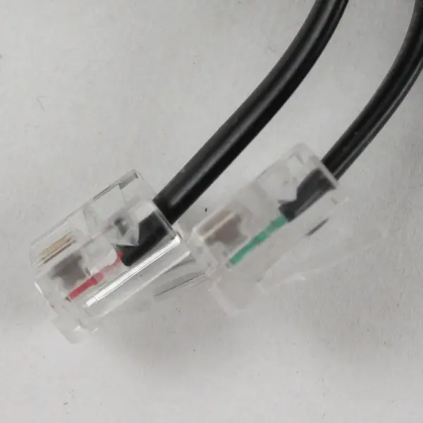LONG Black RJ11 Telephone Modular Cable Male Connectors Pre-Owned