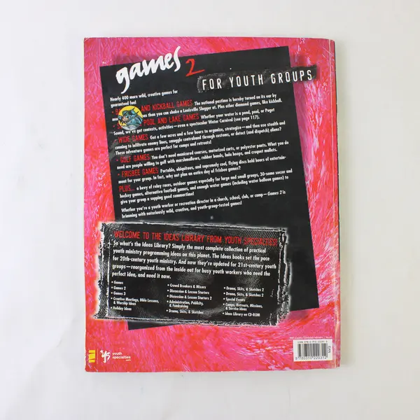 Games 2 Youth Specialties Staff Paperback Book