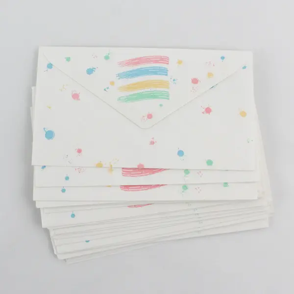 Mixed Lot of 42 Illustrated Greeting Card Envelopes Stationery