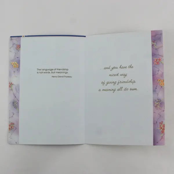 Vintage Gibson Tea Party Themed Friendship Greeting Card UNUSED