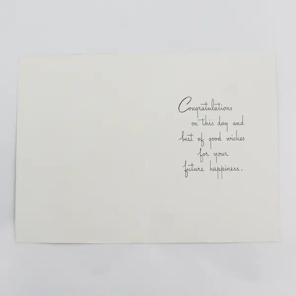 Vintage Sunshine Congratulations Floral Greeting Card UNUSED