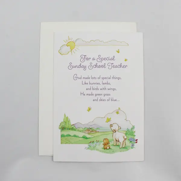 Hallmark Crown Easter Greeting Card Sunday School Teacher 99EKD 813-2