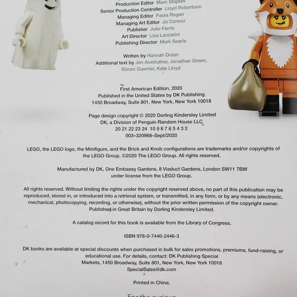 LEGO Minifigure Handbook - Paperback DK Publishing - GOOD