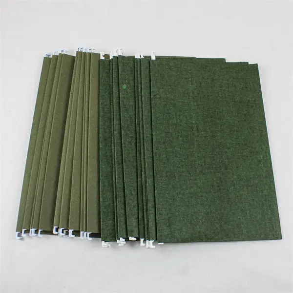 Lot of 25 Green Hanging File Folders 16 x 10.5 Used