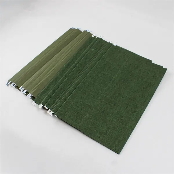 Lot of 25 Green Hanging File Folders 16 x 10.5 Used