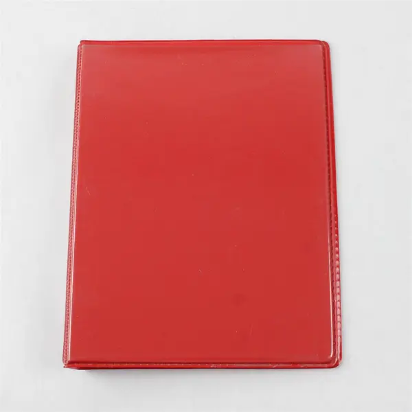 Just Basics Lot of 4 Small Red White 3-Ring Binders 3/4in 1in