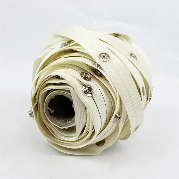 Scovill Used White Ripple Fold Snap Tape Roll Unknown Length
