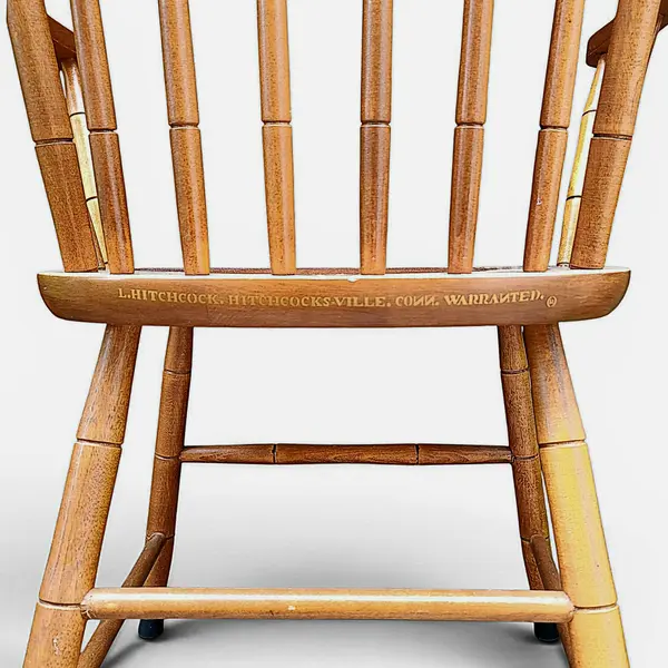 L Hitchcock Windsor Dining Chairs Harvest Fruit Stenciled - Freight/Local Pickup