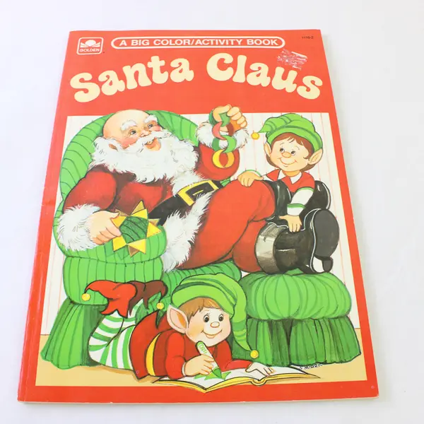 Lot of 5 Golden Assorted Christmas Coloring & Activity Books