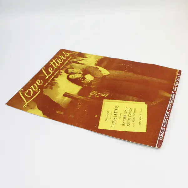 VTG 1945 Sheet Music Love Letters Soundtrack Movie Love Letters Young & Heyman