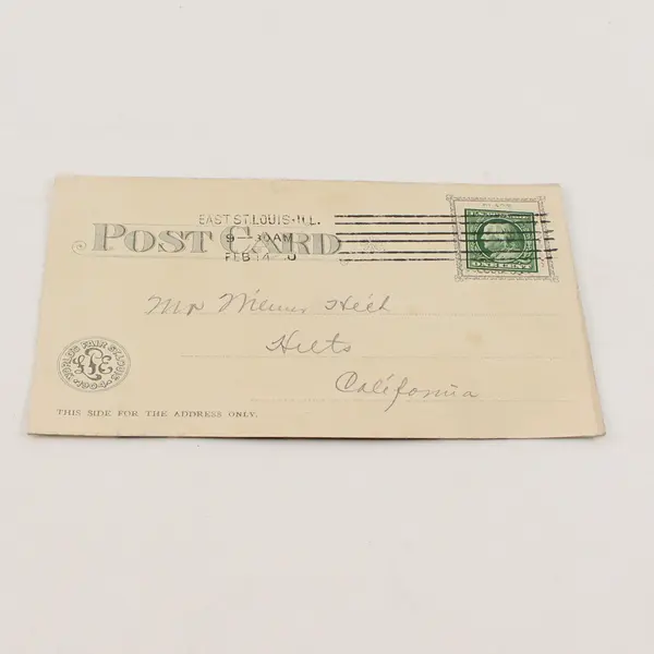 1904 German Tyrolean Alps World's Fair St Louis Concession Litho Postcard 