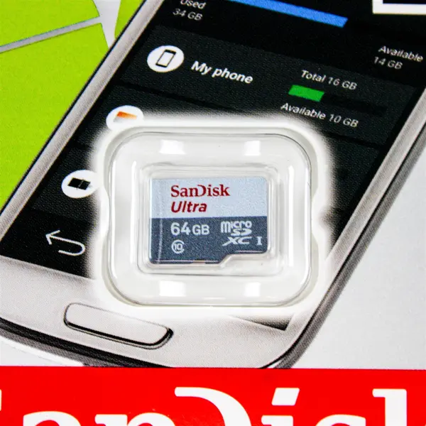 SanDisk Ultra 64GB microSDXC UHS-I Memory Card 80MB/s 533X