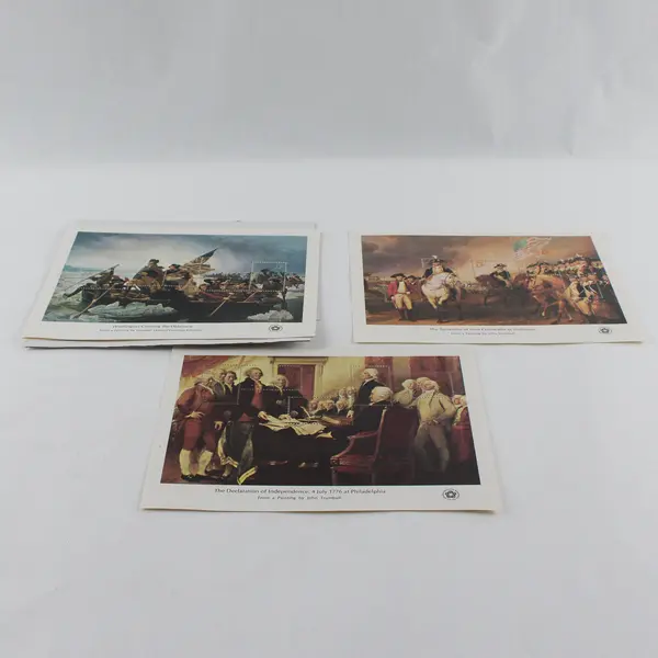 Set Of 4 Scott #1686-1689 Bicentennial Collection Souvenir Sheets (1976) MNH