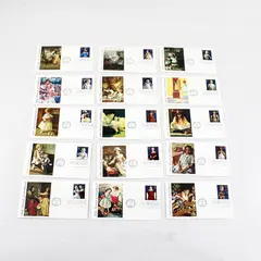 Set Of 15 American Dolls 1997 Stamps FDC Fleetwood Cachet