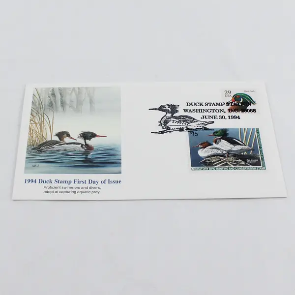 1994 Duck Stamp $15 Sc# RW61 FDC Fleetwood Cachet