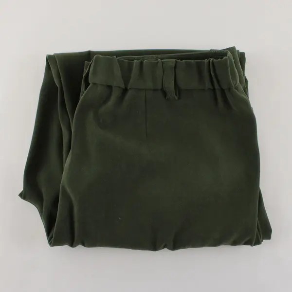 JM Collection Women's Size 10 Forest Green Relaxed Straight Leg Dress Pants