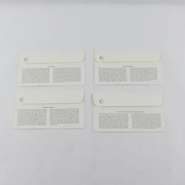 Set Of 4 Pennsylvania Toleware Stamp FDC 1979 Fleetwood Cachet SC# 1775-78