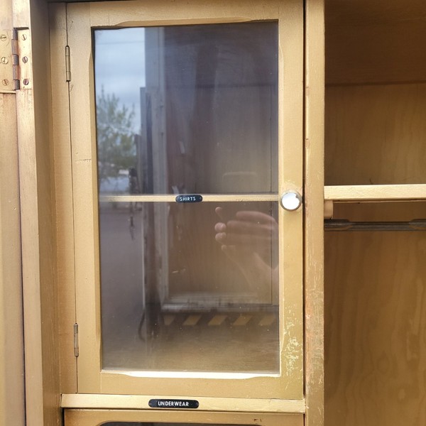 Vintage Oak Fitrobe Gentleman's Compactum Wardrobe 1950s - Freight/Local Pickup