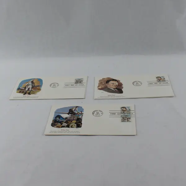 Lot of 6 Wiley Post Air Mail Stamp 1979 FDC SC# C95