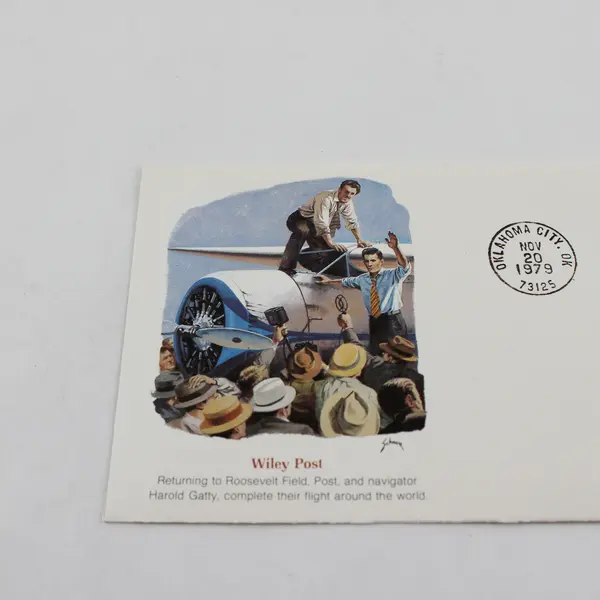 Lot of 6 Wiley Post Air Mail Stamp 1979 FDC SC# C95