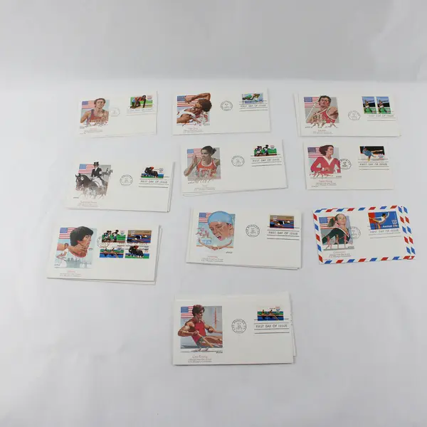 Lot of 25 U.S. Olympics FDC 1980 Fleetwood Cachet Covers