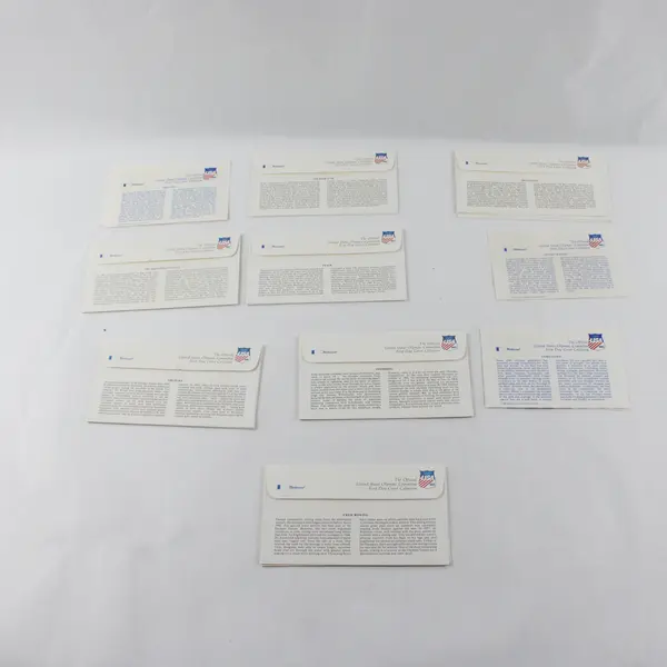 Lot of 25 U.S. Olympics FDC 1980 Fleetwood Cachet Covers