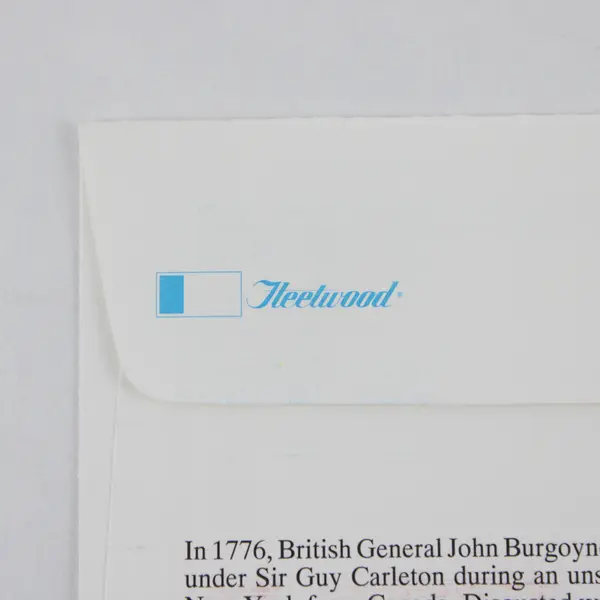 Lot of 4 1994 Surrender of Burgoyne at Saratoga Fleetwood FDC Scott #2590