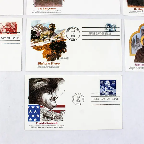 Lot Of 10 Fleetwood Cachet 1982 First Day Covers