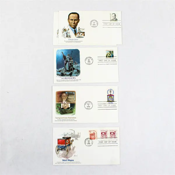 Lot Of 14 Fleetwood Cachet 1981 First Day Covers